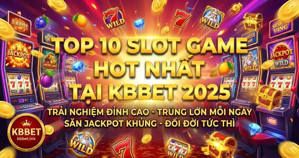 Top 10 slot game hot nhất tại KBBET 2025